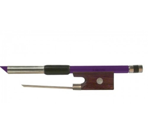 ANTON BRETON AB-110PP Brazilwood Student Violin Bow 1/4 Purple смычок для скрипки, круглая трость