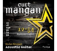 CURT MANGAN 80/20 Bronze 12-54 струны для акустической гитары