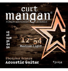 CURT MANGAN PhosPhor Bronze 12-54 струны для акустической гитары
