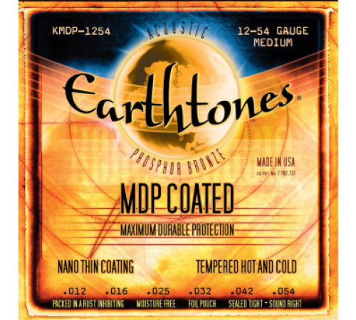 KERLY KMDP-1254 Earthtones Phosphor Bronze MDP Coated Tempered струны для акустической гитары