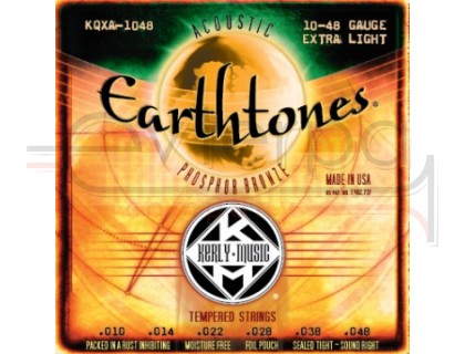 KERLY KQXA-1048 Earthtones Phosphor Bronze Tempered струны для акустической гитары