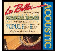 LA BELLA 7GPT Phosphor Bronze Extra Light 10-50 2 PAK струны для акустической гитары