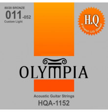 OLYMPIA HQA-1152 Bronze Custom Light 11-52 струны для акустической гитары