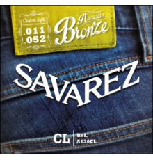 SAVAREZ A130CL струны для акустической гитары (11,15,22,32,415,52), бронза, легкие