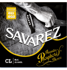 SAVAREZ A140CL струны для акустической гитары (11,15,22,32,42,52), фосфор бронза, легкие
