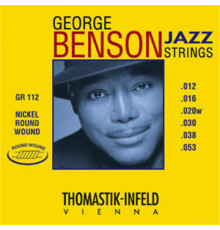 THOMASTIK George Benson GR112 струны для акустической гитары, 12-53, сталь/никель, круглая оплетка