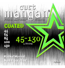CURT MANGAN Nickelplated Bass Strings COATED 45-130 5 String струны для 5-струнной бас-гитары