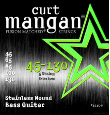 CURT MANGAN Stainless Bass Strings 45-130 5 String струны для 5-струнной бас-гитары