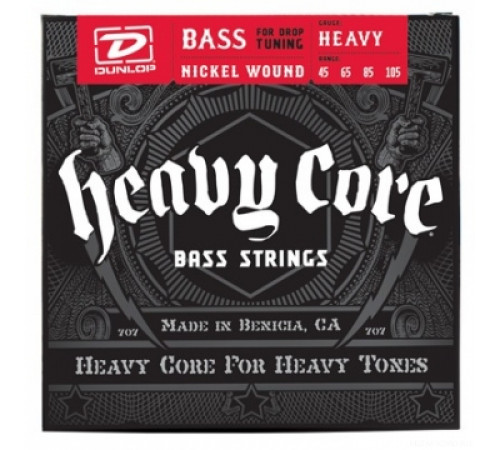 DUNLOP DBHCN Heavy Core Bass NPS 45-105 Heavy струны для бас-гитары