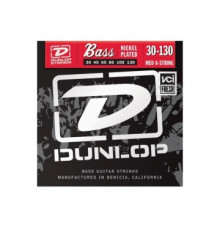 DUNLOP DBN Nickel Plated Steel Bass 30-130 6 Strings струны для 6-струнной бас-гитары