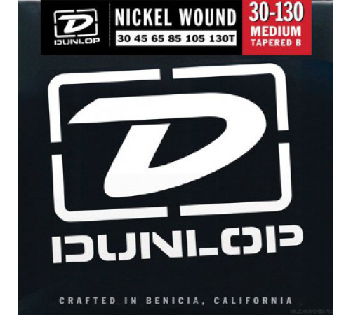 DUNLOP DBN Nickel Plated Steel Bass 30-130Т 6 Strings струны для 6-струнной бас-гитары