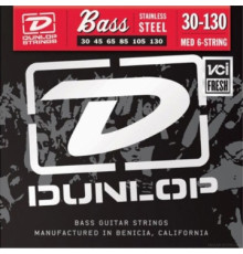 DUNLOP DBS Stainless Steel Bass 30-130 6 Strings струны для 6-струнной бас-гитары