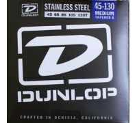 DUNLOP DBS Stainless Steel Bass 45-130T 5 Strings струны для 5-струнной бас-гитары
