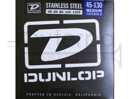 DUNLOP DBS Stainless Steel Bass 45-130T 5 Strings струны для 5-струнной бас-гитары