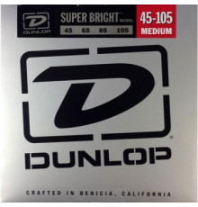 DUNLOP DBSBN Super Bright Nickel Wound Bass 45-105 струны для бас-гитары