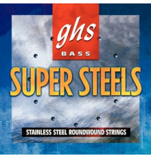 GHS 5ML-STB 5-String Super Steels Medium Light 44-121 струны для 5-струнной бас-гитары, сталь