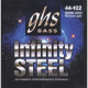 GHS ISBML5000 Infinity Steel Medium Light 44-102 струны для бас-гитары, стальная обмотка с покрытием