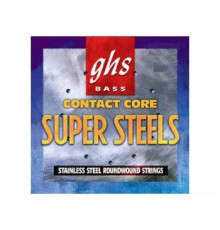 GHS L5200 Contact Core Super Steels Light 40-100 струны для бас-гитары, стальная обмотка