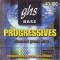 GHS L8000 Progressives Light 40-100 струны для бас-гитары, обмотка высокомагнитный сплав