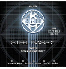KERLY KQXBSF-45130 Stainless Steel Flat Wound струны для 5-струнной бас-гитары