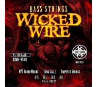 KERLY KXWB-45100 Wicked Wire Nickel Plated Steel Tempered струны для бас-гитары