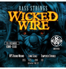 KERLY KXWB-55110 Wicked Wire Nickel Plated Steel Tempered струны для бас-гитары
