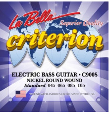 LA BELLA C900S Criterion Bass Nickel Rounds Standard 45-105 струны для бас-гитары