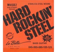 LA BELLA M45-B2 STAINLESS STEEL 5-STRING 45-125 струны для 5-струн. бас-гитары, сталь