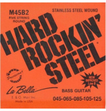 LA BELLA M45-B2 STAINLESS STEEL 5-STRING 45-125 струны для 5-струн. бас-гитары, сталь
