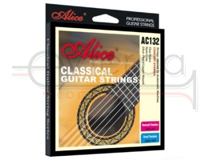 ALICE AC132-H струны для классической гитары, изготовлены из прозрачного нейлона, посеребренная медн
