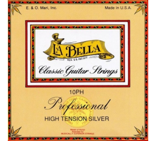 LA BELLA 10PH Professional High Tension Silver струны для классической гитары сильное натяжение
