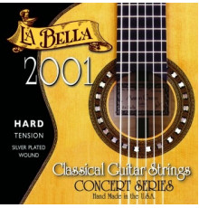 LA BELLA 2001 Classical Clear Nylon Hard Tension струны для классической гитары