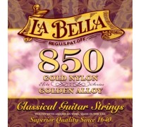 LA BELLA 850 Elite Gold Nylon/Golden Alloy струны для классической гитары, среднее натяжение
