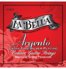 LA BELLA SMH ARGENTO EXTRA FINE SILVER PLATING – MEDIUM-HARD TENSION струны для классической гитары