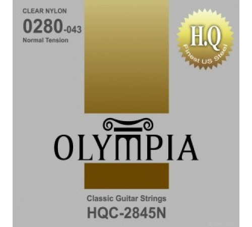OLYMPIA HQC2845N NORMAL TENSION 28-45, струны для классической гитары нормального натяжения. посереб