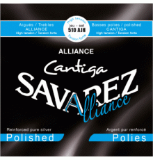 SAVAREZ 510AJH Alliance Cantiga Blue Silver Polished Basses струны для классической гитары