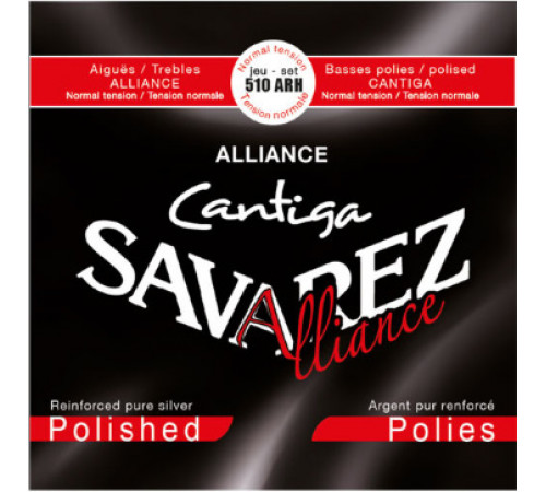 SAVAREZ 510ARH Alliance Cantiga Red Silver Polished Basses струны для классической гитары
