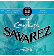 SAVAREZ 510MJ Creation Cantiga Blue High Tension струны для классической гитары