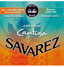 SAVAREZ 510MRJ Creation Cantiga Blue/Red Mixed Tension струны для классической гитары