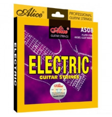 ALICE A508-L струны для электрогитары, 10-46 никелированные со стальным стержнем, картонная коробка.