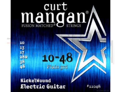CURT MANGAN Electric Nickel Wound 10-48 струны для электрогитары