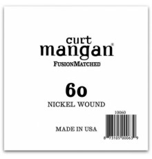CURT MANGAN Electric Nickel Wound 60 одиночная струна для электрогитары