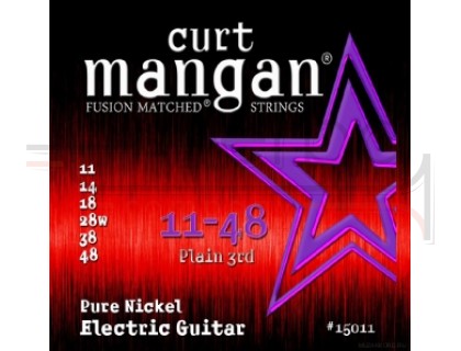 CURT MANGAN Electric Pure Nickel 11-48 струны для электрогитары