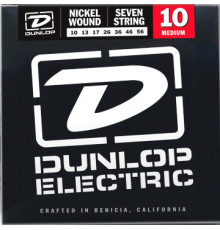 DUNLOP DEN Nickel Plated Steel 10-56 7 String струны для 7-струнной электрогитары