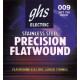 GHS 750 Stainless Steel Precision Flats 9-42  струны для электрогитары, плоская обмотка сталь