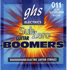 GHS CR-GBM Sub-Zero Boomers Medium 11-50 струны для электрогитары, закаленная никелированная обмотка