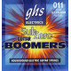 GHS CR-GBM Sub-Zero Boomers Medium 11-50 струны для электрогитары, закаленная никелированная обмотка