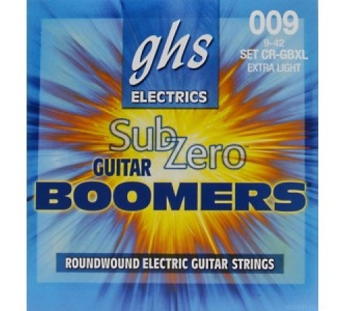 GHS CR-GBXL 09-42 Extra Light Boomers Electrics струны для электрогитары