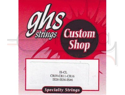 GHS IS-CL 9-46 Custom Shop (black) Classic Light Infiniti Steel струны для электрогитары