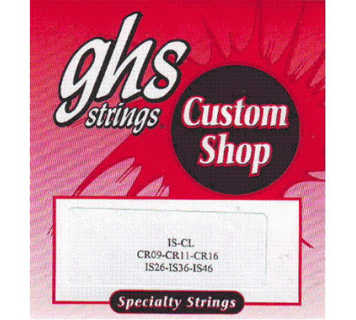 GHS IS-CL 9-46 Custom Shop (black) Classic Light Infiniti Steel струны для электрогитары